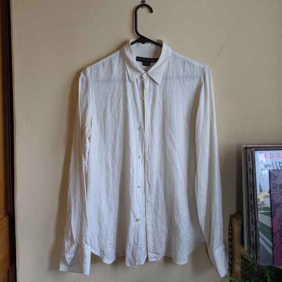 Ralph Lauren Silk Button down blouse - Picture 5 of 7
